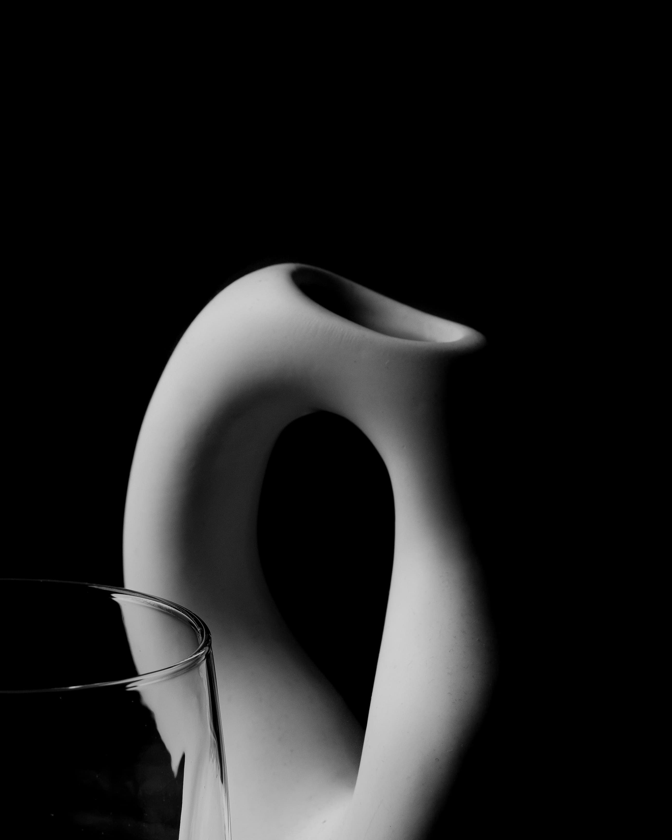 Craft cocktail portrait with cinematic styling